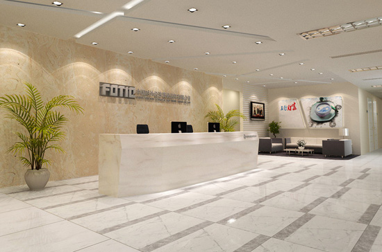 办公室家具办公前台展示