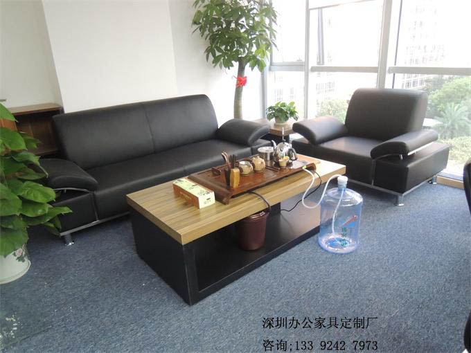 办公室茶几沙发展实拍图