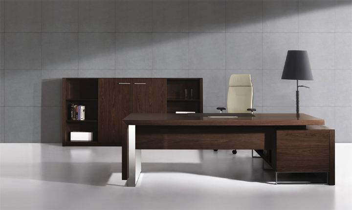 经理室办公桌与其他相关配置 经理室办公桌与其他相关配置