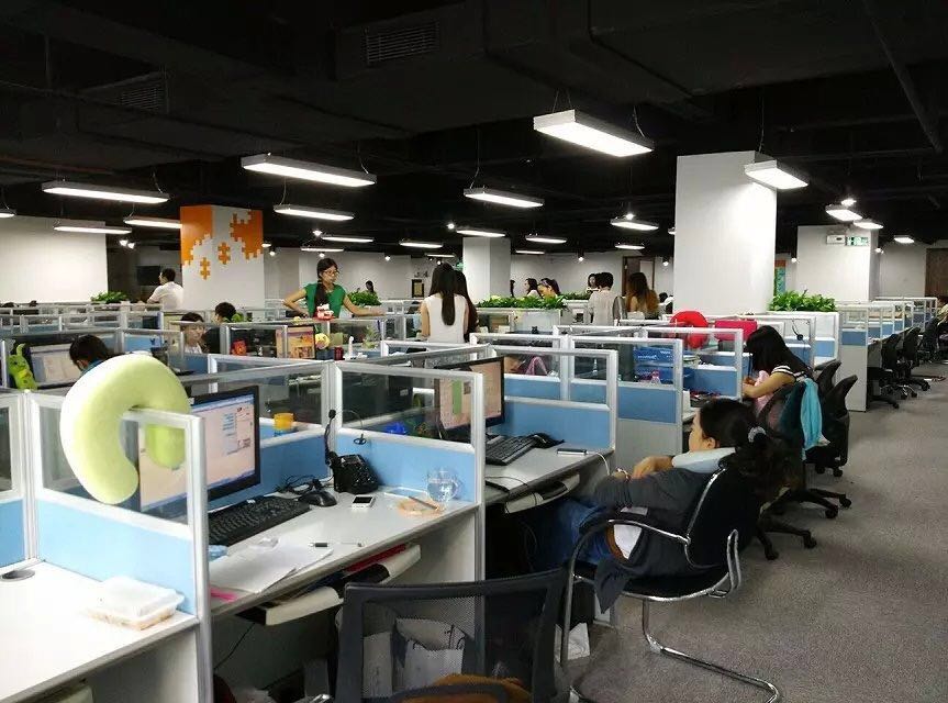 办公屏风卡位现场实拍