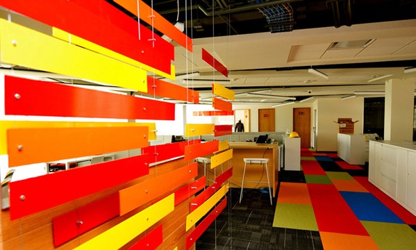 富有创意的办公空间隔断