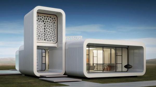 迪拜3D打印办公楼图片