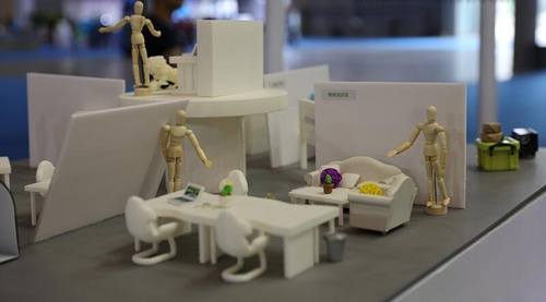 3D打印办公家具小样模型