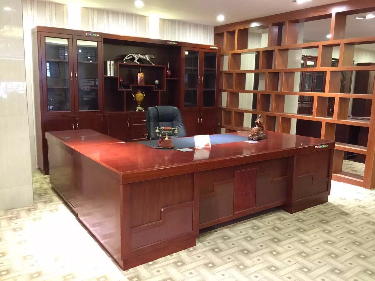 实木办公家具大班台